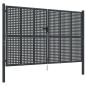 Preview: Gartentor Anthrazit 300x250 cm Stahl