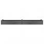 Preview: Hochbeet mit Einsatz Grau 240x45x25 cm Massivholz Tanne