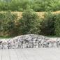 Preview: ARDEBO.de - Gabionen mit Hochbogen 10 Stk. 400x50x40/60cm Verzinktes Eisen