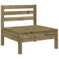 Preview: Gartensofa ohne Armlehnen Kiefernholz Imprägniert