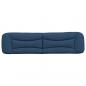 Preview: Kopfteil-Kissen Blau 200 cm Stoff
