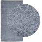 Preview: Teppich Shaggy Hochflor Modern Blau 60x110 cm
