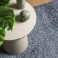 Preview: Teppich Shaggy Hochflor Modern Blau 60x110 cm