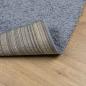 Preview: Teppich Shaggy Hochflor Modern Blau 120x120 cm