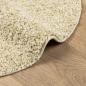 Preview: Teppich Shaggy Hochflor Modern Golden Ø 160 cm