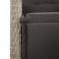 Preview: 5-tlg. Garten-Essgruppe mit Kissen Hellgrau Poly Rattan