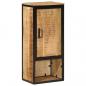 Preview: ARDEBO.de - Badschrank 40x27x90 cm Massivholz Mango und Eisen