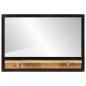 Preview: Spiegel mit Ablage 80x8x55 cm Glas und Massivholz Mango