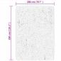 Preview: Teppich Shaggy Hochflor Modern Creme 200x280 cm