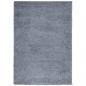 Preview: Teppich Shaggy Hochflor Modern Blau 140x200 cm