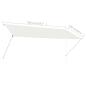 Preview: Einziehbare Markise 300×150 cm Creme