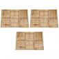 Preview: ARDEBO.de - Terrassenfliesen 18 Stk. 50×50 cm Holz Braun