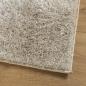 Preview: Teppich ISTAN Hochflor Glänzend Beige 80x150 cm