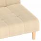 Preview: Schlafsofa 2-Sitzer Creme Stoff