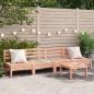 Preview: ARDEBO.de - Gartensofas ohne Armlehnen 4 Stk. Massivholz Douglasie