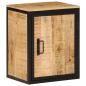 Preview: ARDEBO.de - Badschrank 40x30x50 cm Massivholz Mango und Eisen