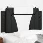 Preview: ARDEBO.de - Kopfteil-Kissen Schwarz und Weiß 100 cm Kunstleder