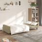 Preview: Schlafsofa 2-Sitzer Cappuccino-Braun Kunstleder
