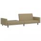 Preview: Schlafsofa 2-Sitzer Cappuccino-Braun Kunstleder