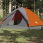 Preview: ARDEBO.de - Kuppel-Campingzelt 6 Personen Orange Wasserdicht