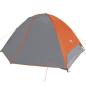Preview: Kuppel-Campingzelt 6 Personen Orange Wasserdicht