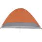 Preview: Kuppel-Campingzelt 6 Personen Orange Wasserdicht