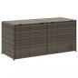 Preview: Gartentruhe Grau 283L Poly Rattan