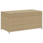 Preview: Gartentruhe Beige 190L Poly Rattan