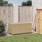 Preview: Gartentruhe Beige 190L Poly Rattan