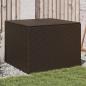 Preview: ARDEBO.de - Gartentruhe Braun 291L Poly Rattan