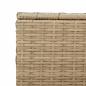 Preview: ARDEBO.de - Gartentruhe Beige 984L Poly Rattan