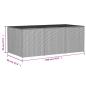 Preview: Gartentruhe Beige 984L Poly Rattan