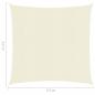 Preview: Sonnensegel 160 g/m² Creme 2,5x2,5 m HDPE