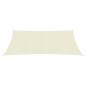 Preview: Sonnensegel 160 g/m² Creme 2,5x3 m HDPE 