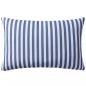 Preview: Gartenkissen 2 Stk. Streifenmuster 60 x 40 cm Marineblau