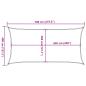 Preview: Sonnensegel 160 g/m² Beige 4x7 m HDPE