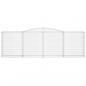 Preview: Gabionen mit Hochbogen 10 Stk 400x50x120/140cm Verzinktes Eisen