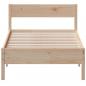 Preview: Massivholzbett ohne Matratze 100x200 cm Kiefernholz