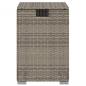 Preview: Propan-Tank-Verstecktisch Grau 40x40x60 cm Poly Rattan