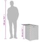 Preview: Propan-Tank-Verstecktisch Grau 40x40x60 cm Poly Rattan