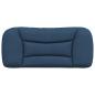 Preview: Kopfteil-Kissen Blau 90 cm Stoff