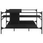 Preview: Couchtisch Schwarz 100x100x48,5 cm Holzwerkstoff
