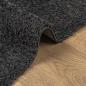 Preview: Teppich Shaggy Hochflor Modern Anthrazit 140x200 cm
