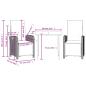 Preview: 3-tlg. Bistro-Set mit Kissen Beige Poly Rattan