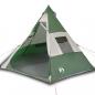 Preview: Tipi-Campingzelt 7 Personen Grün Wasserdicht