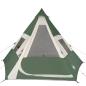 Preview: Tipi-Campingzelt 7 Personen Grün Wasserdicht