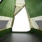 Preview: Tipi-Campingzelt 7 Personen Grün Wasserdicht