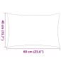 Preview: Gartenkissen 2 Stk. 60 x 40 cm Grau