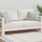 Preview: Gartenkissen 2 Stk. Streifenmuster 45 x 45 cm Grau