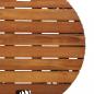 Preview: Garten-Beistelltische 2 Stk. mit Holzplatte Schwarz Poly Rattan